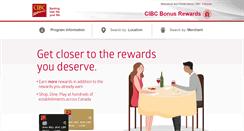 Desktop Screenshot of cibcbonusrewards.com